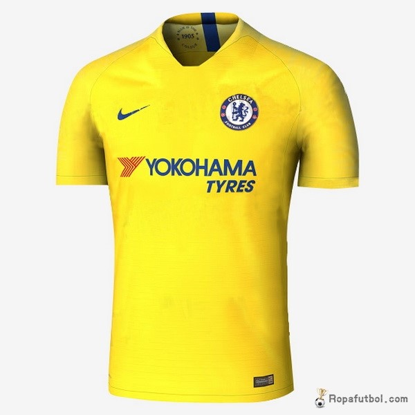 Tailandia Camiseta Chelsea Replica Segunda Ropa 2018/19 Amarillo